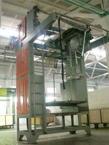 Vertical opening machine